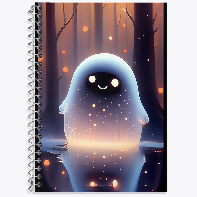 دفتر زبان 50 برگ خندالو مدل دو خط طرح روح کوچولو کد F5784