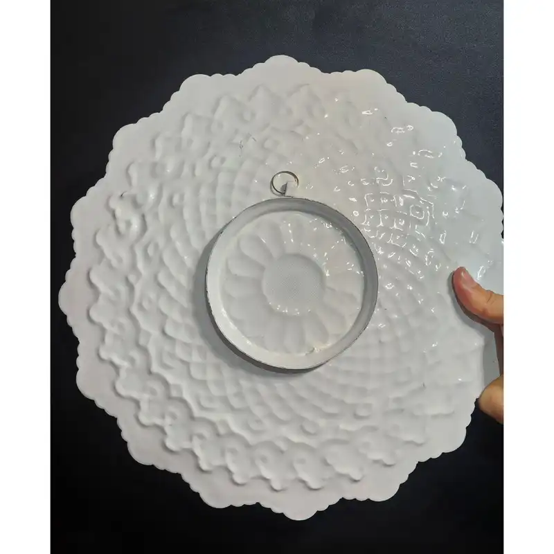 بشقاب میناکاری مدل اسلیمی کد B35