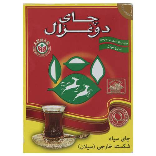 چای دو غزال مدل Pure Ceylon بسته 100 گرمی