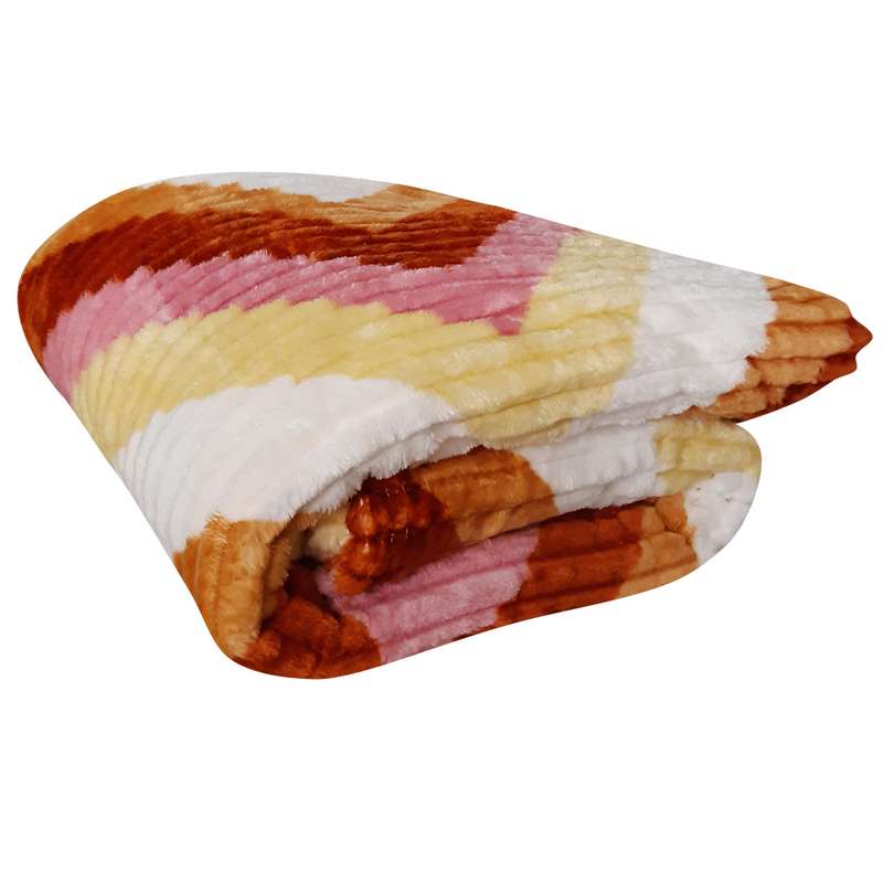 پتو مسافرتی مدل پلیسه کد 321 سایز 230x220 سانتی متر