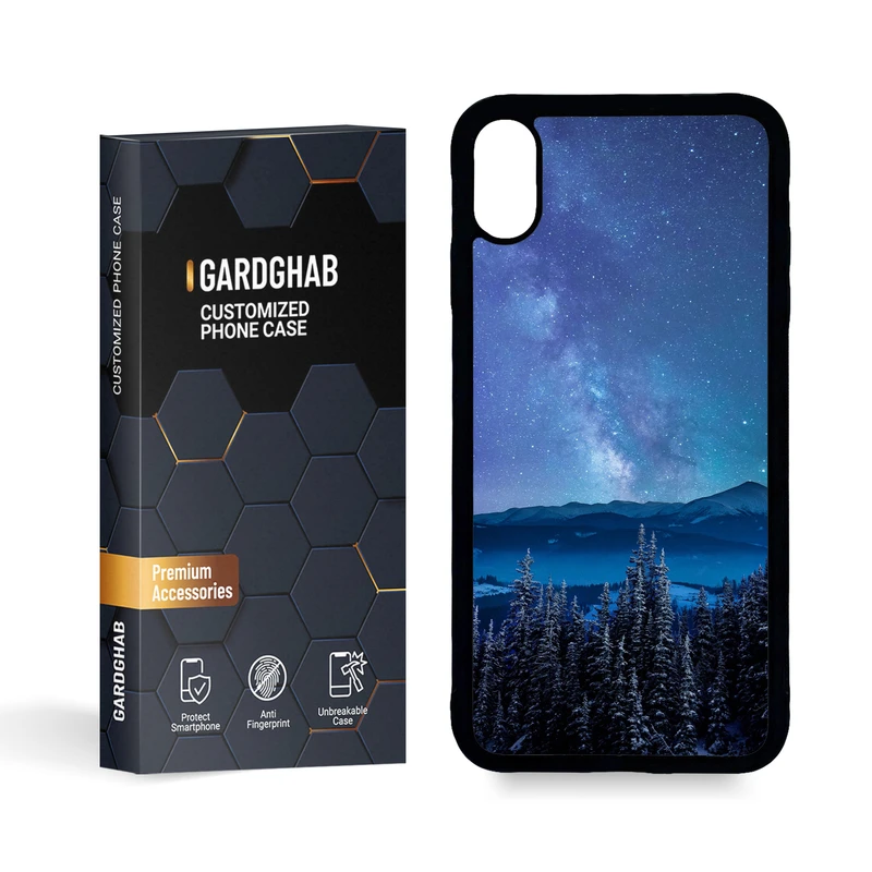 کاور گارد قاب مدل پشت گلس طبیعت مناسب برای گوشی موبایل اپل iPhone Xs MAX