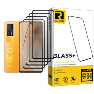 Randika Glass MIX004 Screen Protector For  iQOO Neo5 Pack Of 4