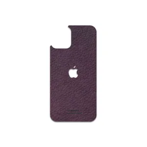 MAHOOT Purple-Leather Cover Sticker for Apple iPhone 12 mini