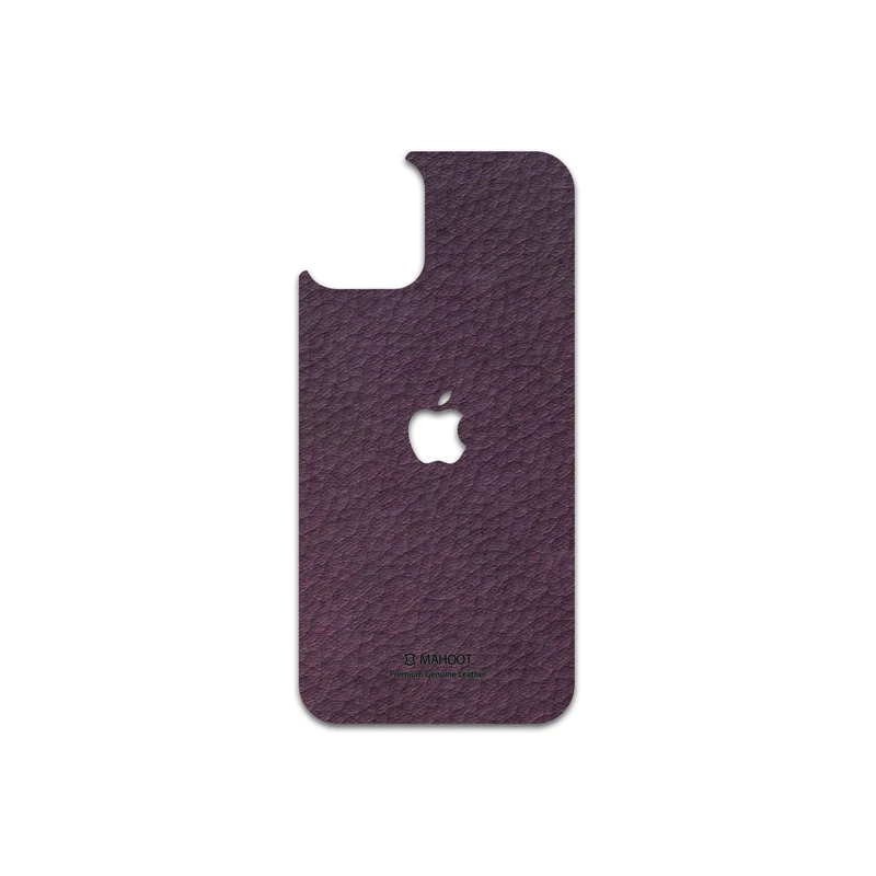برچسب پوششی ماهوت مدل Purple-Leather مناسب برای گوشی موبایل اپل iPhone 12 mini