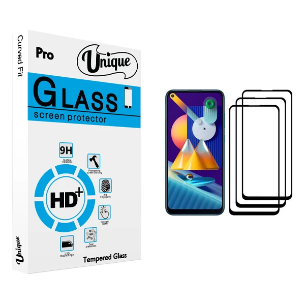 محافظ صفحه نمایش یونیک مدل ULTRA مناسب برای گوشی موبایل سامسونگ Galaxy M11 بسته سه عددی