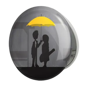 آینه جیبی خندالو طرح سریال آشنایی با مادر How I Met Your Mother مدل تاشو کد 13784 