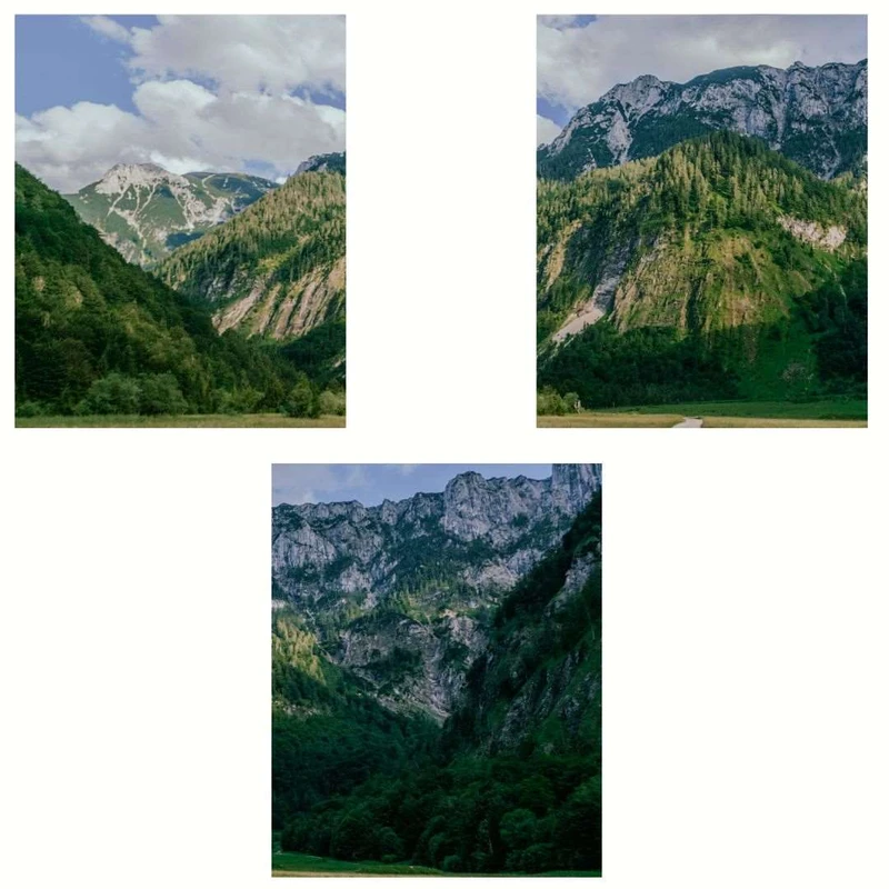 پوستر مدل کوه مجموعه 3 عددی 