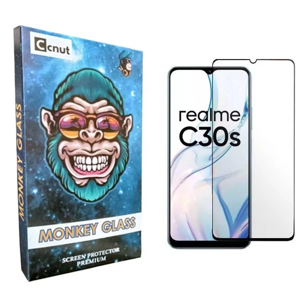محافظ صفحه نمایش شیشه ای کوکونات مدل mnk مناسب برای گوشی موبایل ریلمی C30s