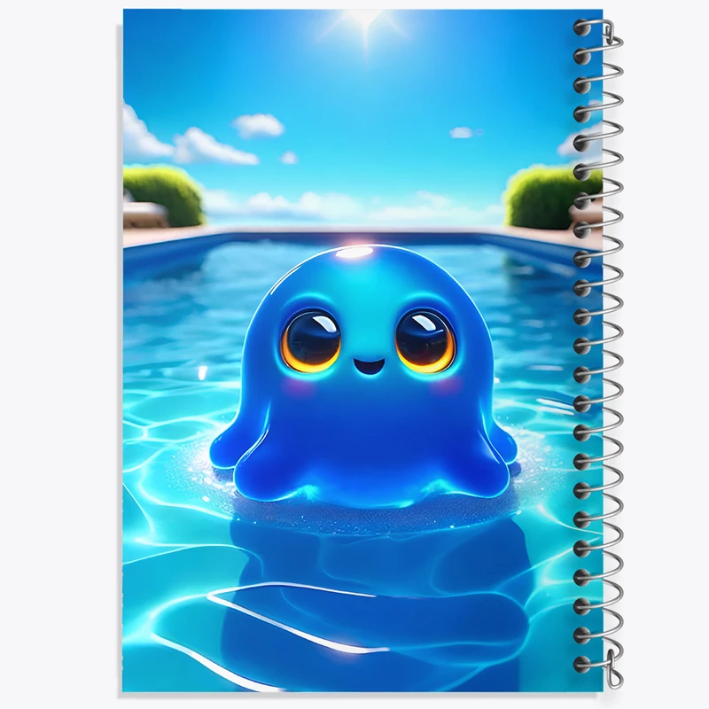 دفتر لیست خرید 50 برگ خندالو طرح قطره ی آب کیوت کد F7540