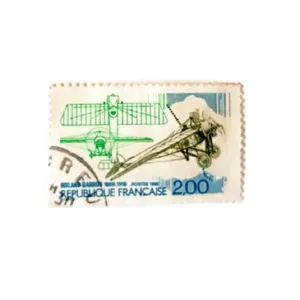 تمبر یادگاری مدل هواپیما رولان گاروس کد 1988