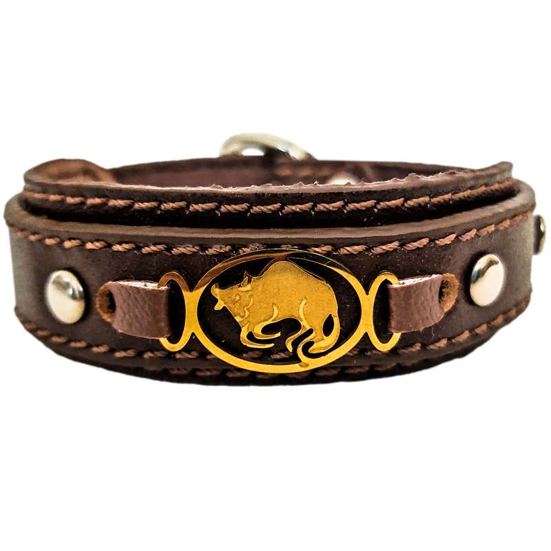 دستبند چرم وارک طرح اردیبهشت مدل آماندا کد rb248