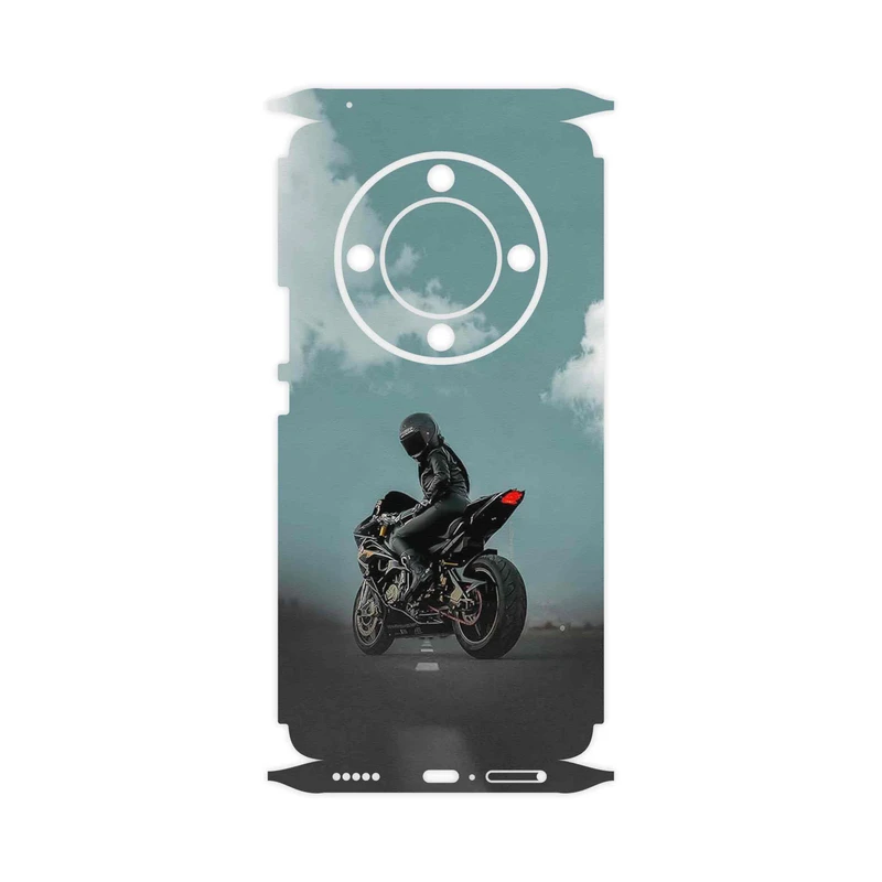 برچسب پوششی ماهوت مدل Motorcycling-FullSkin مناسب برای گوشی موبایل آنر X9b