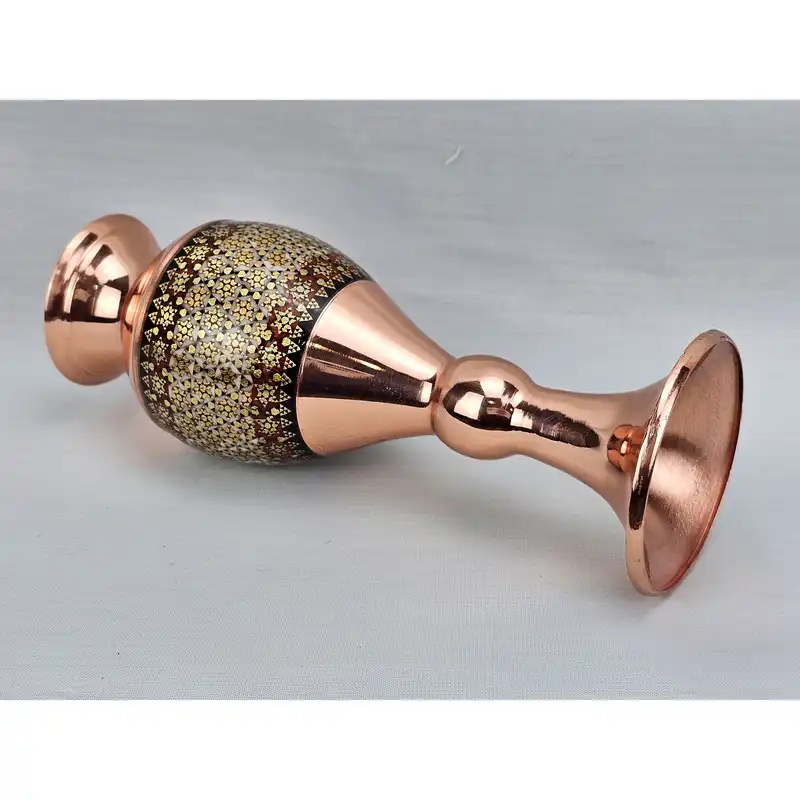 گلدان خاتم کاری مدل الماس کد 16c