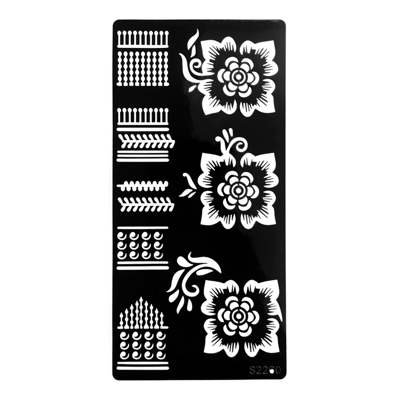 شابلون تتو موقت مدل گل کد 14