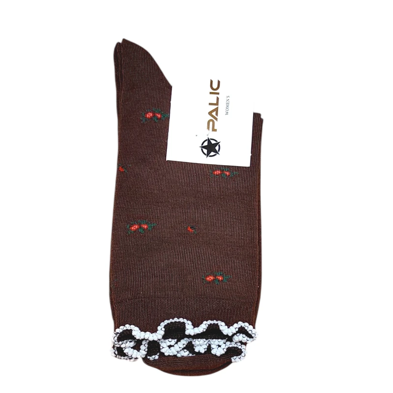 جوراب ساق بلند زنانه مدل گلریز