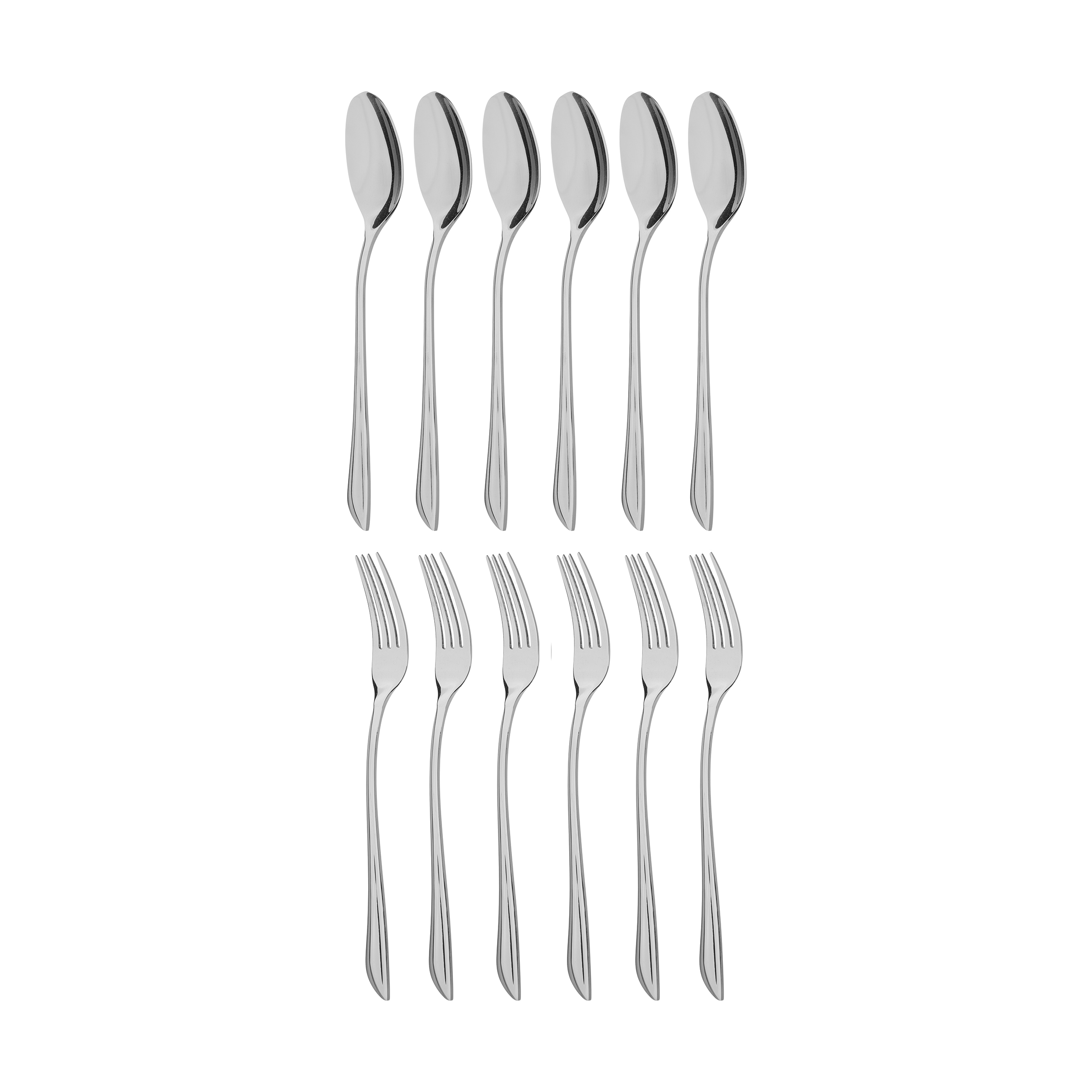 سرویس قاشق و چنگال 12 پارچه فونیکس مدل DS017