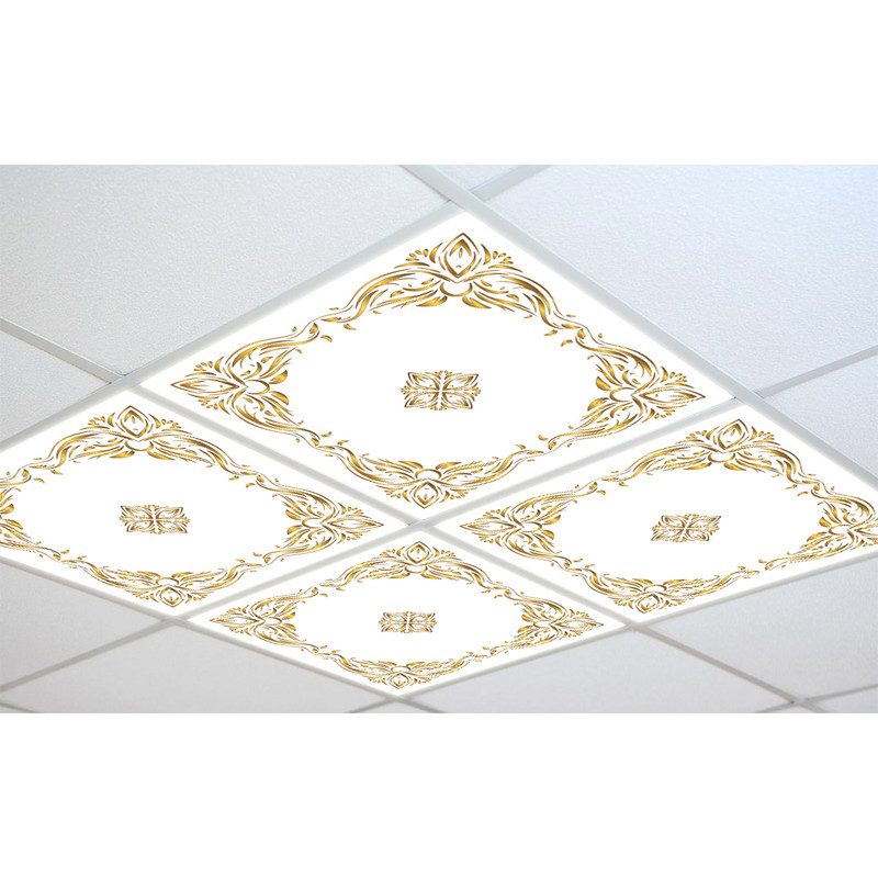 تایل سقفی آسمان مجازی مدل C-11957 سایز 60x60 سانتیمتر بسته 20 عددی