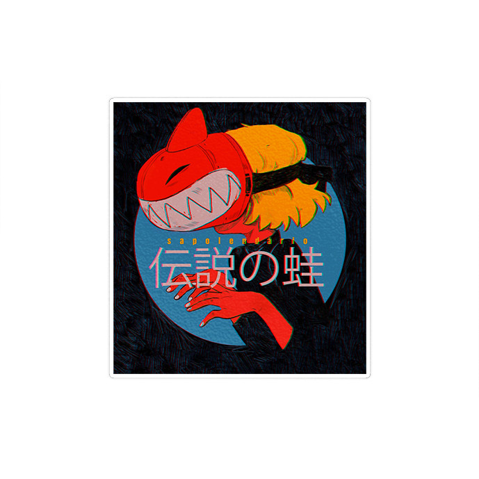 استیکر لپ تاپ ماسا دیزاین طرح ANIME مدل STKO3