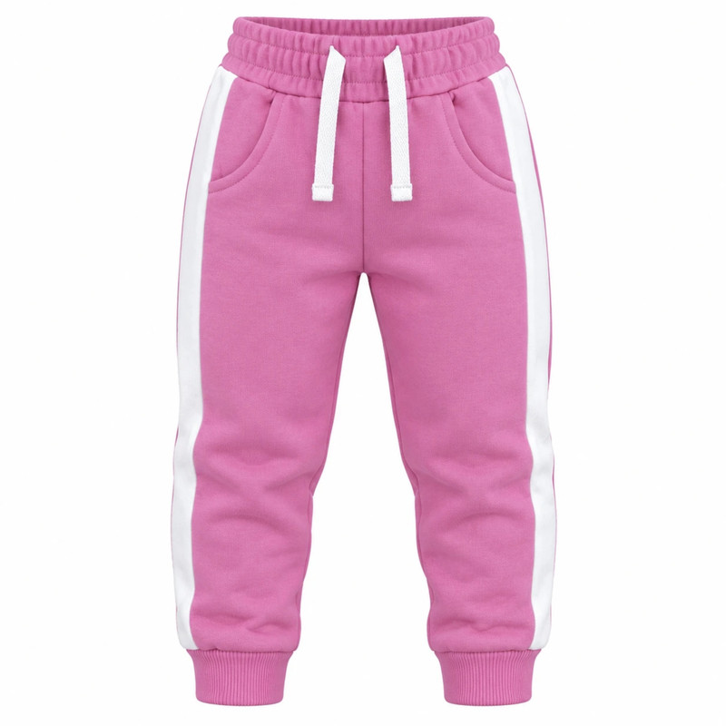 شلوار ورزشی  داخل کرکی دخترانه پنبه‌ای ضخیم دیفکتو مدل جیب دار