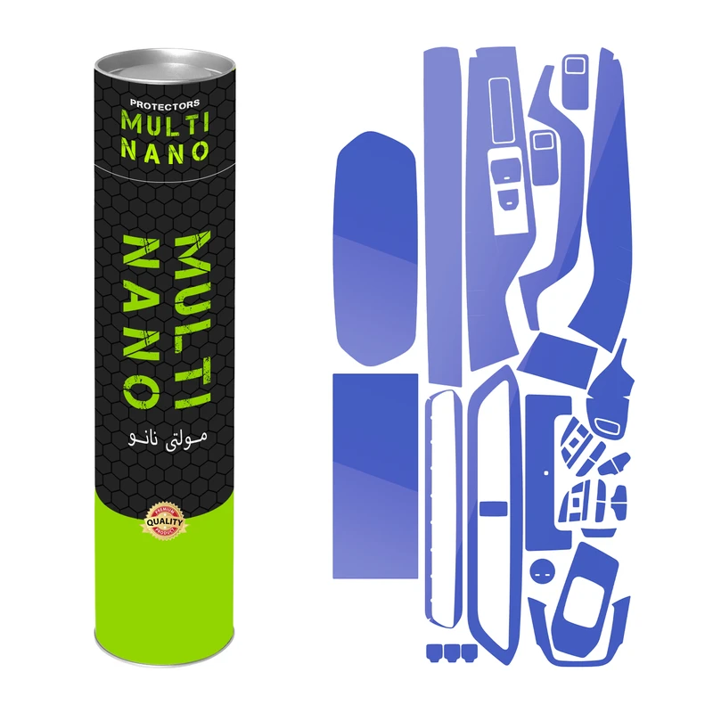 برچسب محافظ مانیتور و کنسول خودرو مولتی نانو مدل X-F1T مناسب برای ام جی GT 2024 مجموعه 23 عددی