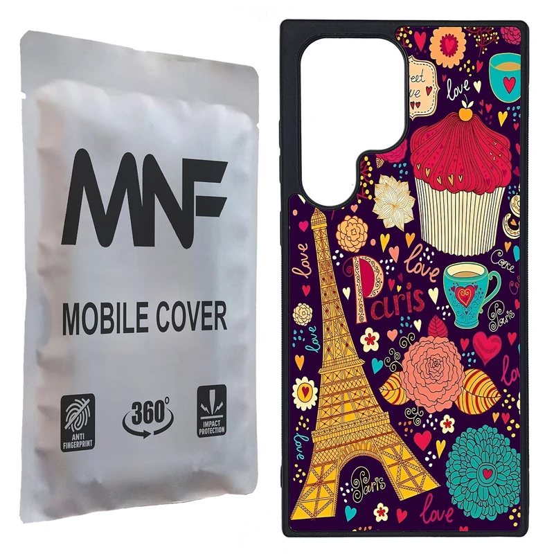 کاور ام ان اف طرح Love Paris کد P-069 مناسب برای گوشی موبایل سامسونگ Galaxy S23 Ultra