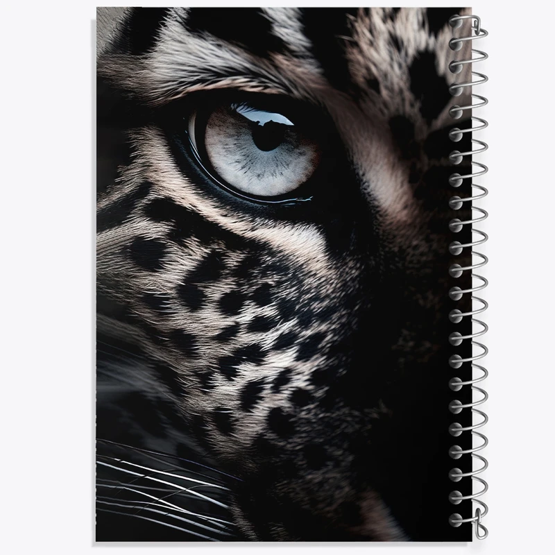 دفتر لیست خرید 50 برگ خندالو طرح چشم پلنگ کد F2654