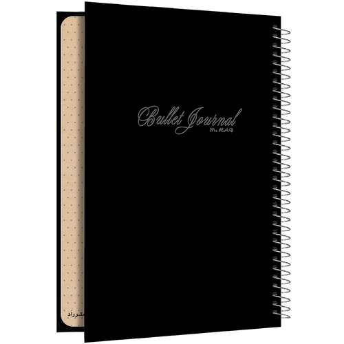دفتر مستر راد مدل بولت ژورنال نقطه‌ای طرح اسکرپ بوک کد planer1618