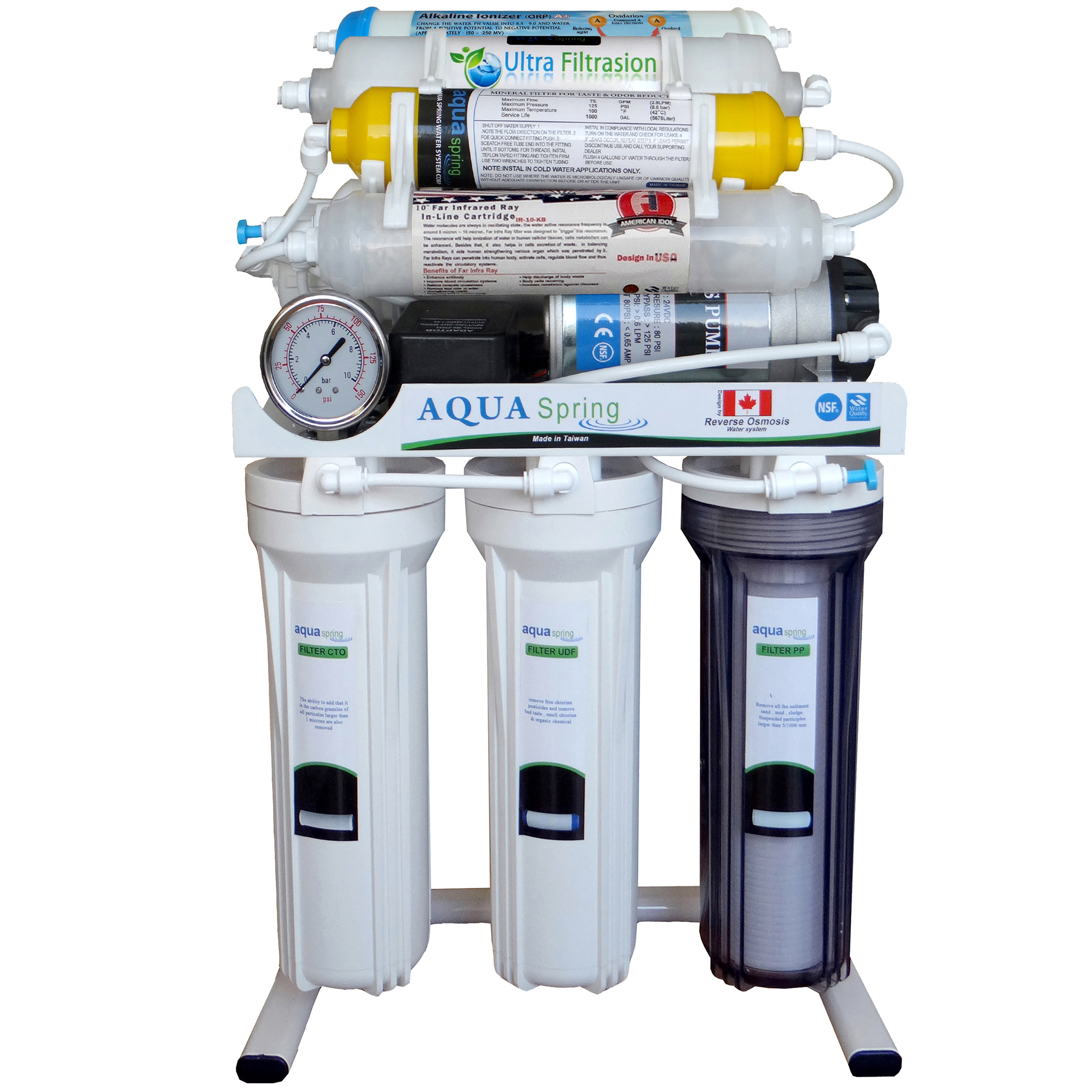  دستگاه تصفیه کننده آب آکوآاسپرینگ مدل RO - AF2500