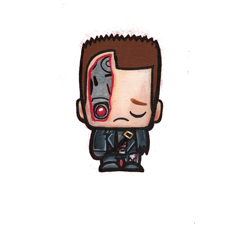  استیکر لپ تاپ و موبایل مدل سریال طرح ترمینییاتور نابودگر Terminator T800 کد 4321