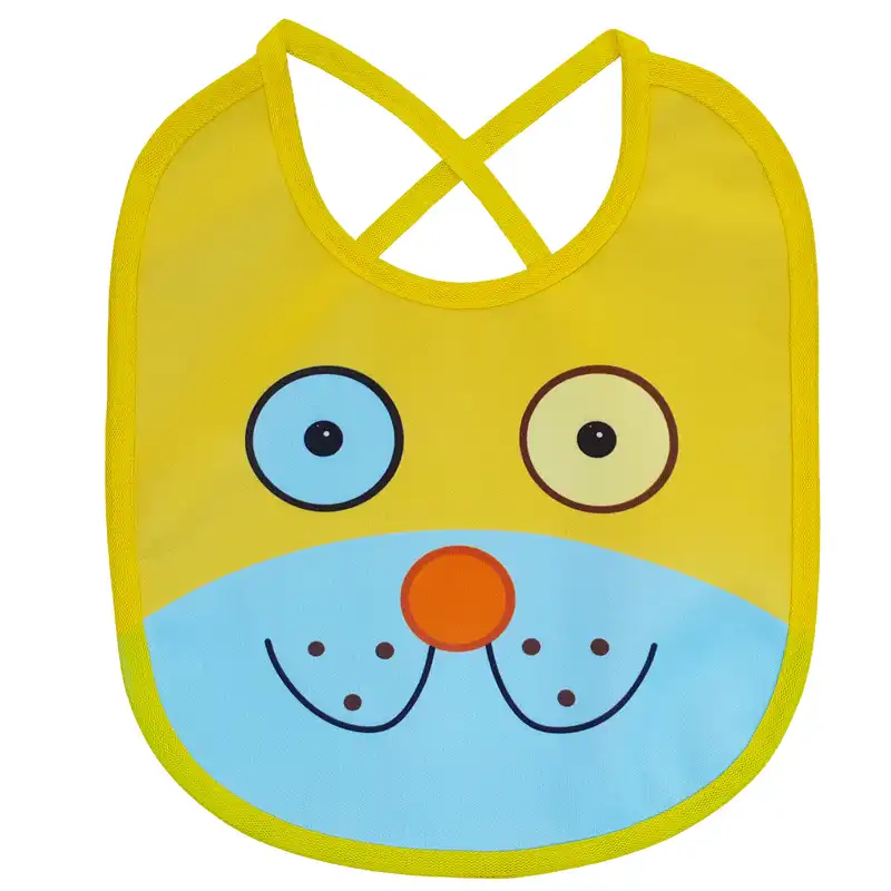 پیش بند نوزادی مدل بند دار زرافه و هاپو بسته 2 عددی