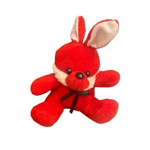 عروسک خرگوشی مدل کودکانه ارتفا با حساب گوش ها 17 سانتی متر کد 11