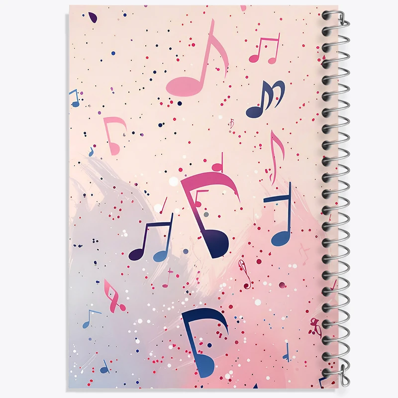 دفتر مشق 50 برگ خندالو طرح نت موسیقی کد N3305