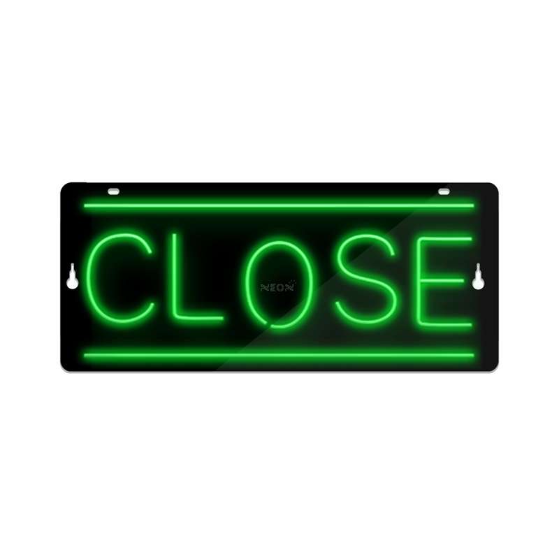 چراغ دیواری نئون دیزاین طرح Close-BL_GR