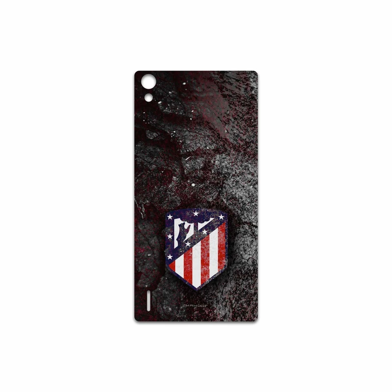 برچسب پوششی ماهوت مدل Atletico de Madrid مناسب برای گوشی موبایل هوآوی Ascend P7