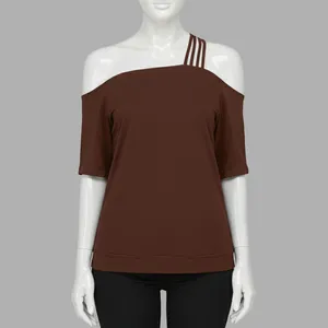 بلوز آستین کوتاه زنانه شین مدل رومی مجلسی