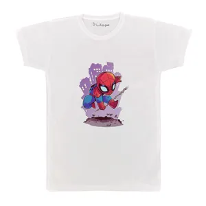 تی شرت آستین کوتاه بچگانه پرمانه طرح شخصیت های مارول کد pmt.6169