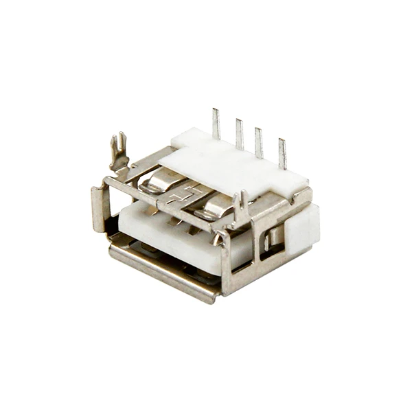 كانكتور مادگی USB-A مدل 4Pin-90Degree.2leg