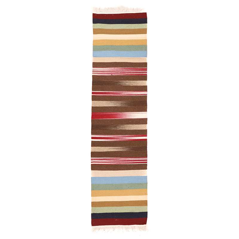 گلیم دستبافت کناره طول 2 متر کد 140812