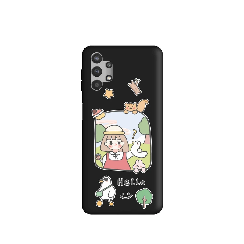 کاور طرح دختر جنگل کد m740 مناسب برای گوشی موبایل سامسونگ Galaxy A32 5G / M32 5G / A13 4G