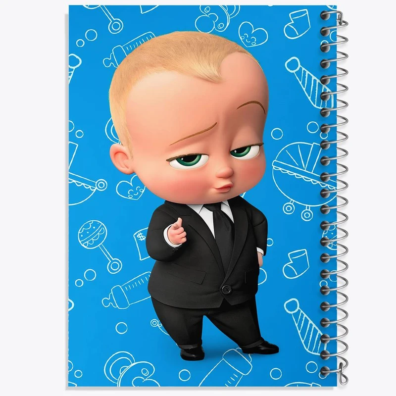 دفتر نت موسیقی 50 برگ خندالو مدل بچه رئیس Boss Baby کد 10336