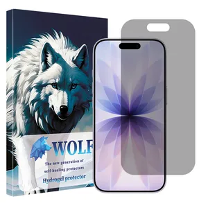 Wolf Tough model privacy screen protector suitable for Apple iPhone 17 mobile phone