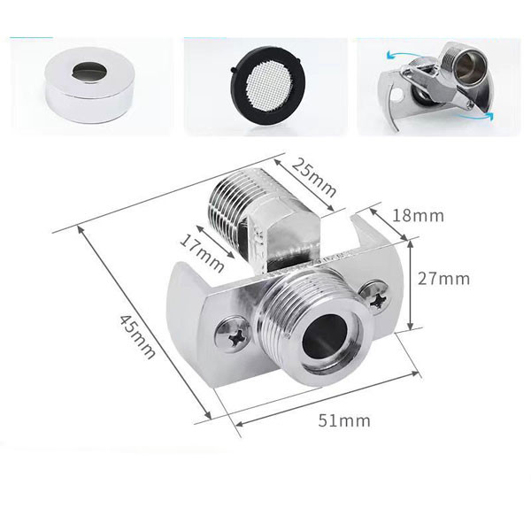 لنگی شیر مخلوط مدل DN-Regalage بسته 2 عددی