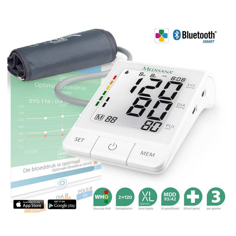 فشارسنج دیجیتال مدیسانا مدل BU530-Bluetooth