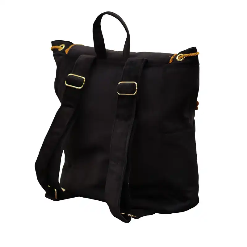 کوله پشتی دخترانه گلدوزی شده مدل روباه کد 002