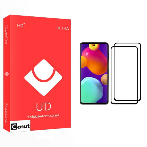 محافظ صفحه نمایش کوکونات مدل UD Glass مناسب برای گوشی موبایل سامسونگ Galaxy M62 بسته دو عددی