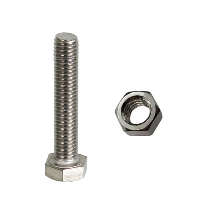 پیچ و مهره مدل Hex-12-60 مجموعه 10 عددی