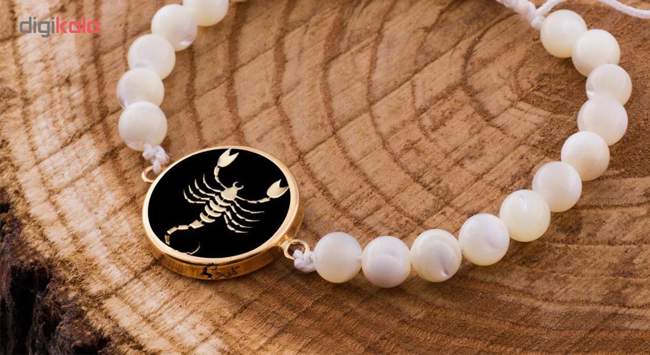 دستبند طلا 18 عیار مرجان مدل 0164