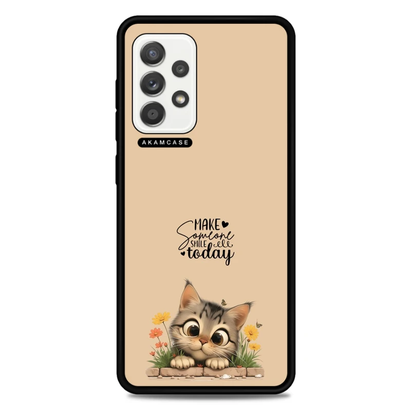کاور آکام مدل AMC-WSGA52-ANIMALS QOUTES-18 مناسب برای گوشی موبایل سامسونگ Galaxy A52