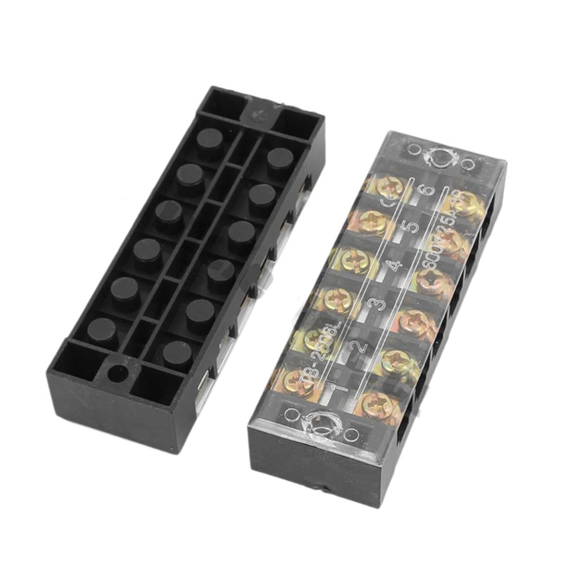 ترمینال مدل باکالیت قدرت 6 پیچ 25 آمپر کد TB-2506L