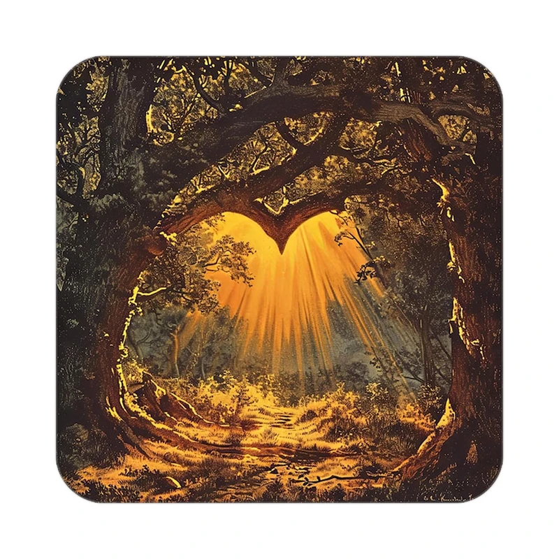 زیر لیوانی کاکتی مدل عاشقانه کد mp13896